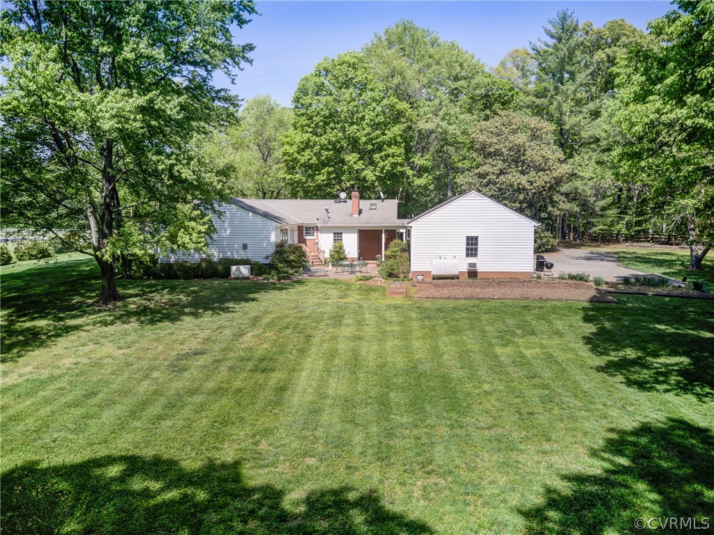 1607 Genito Road Crozier, VA 23039 - Photo 33 of 49 a view of a house with a backyard