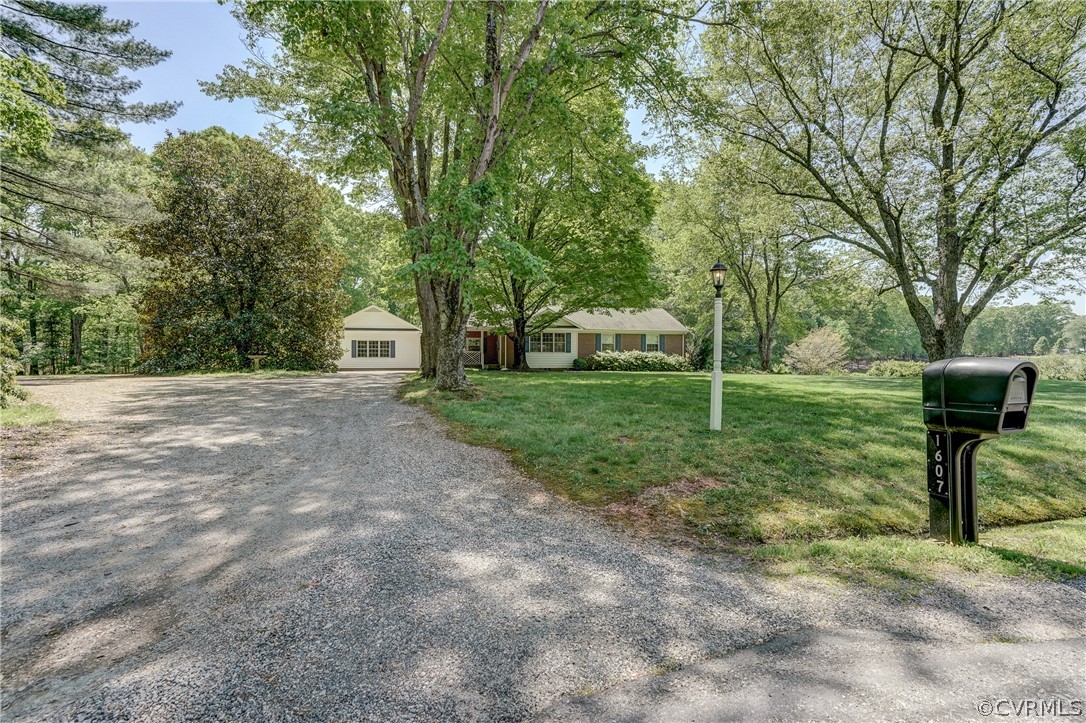 1607 Genito Road Crozier, VA 23039 - Photo 43 of 49 a view of a yard with a tree