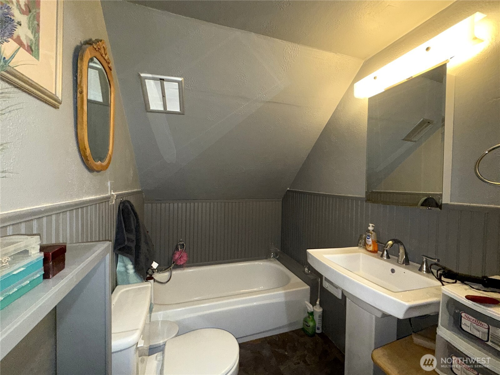 30545 State Rte 20 Republic, WA 99166 - Photo 17 of 35 a bathroom with a sink a toilet and a mirror