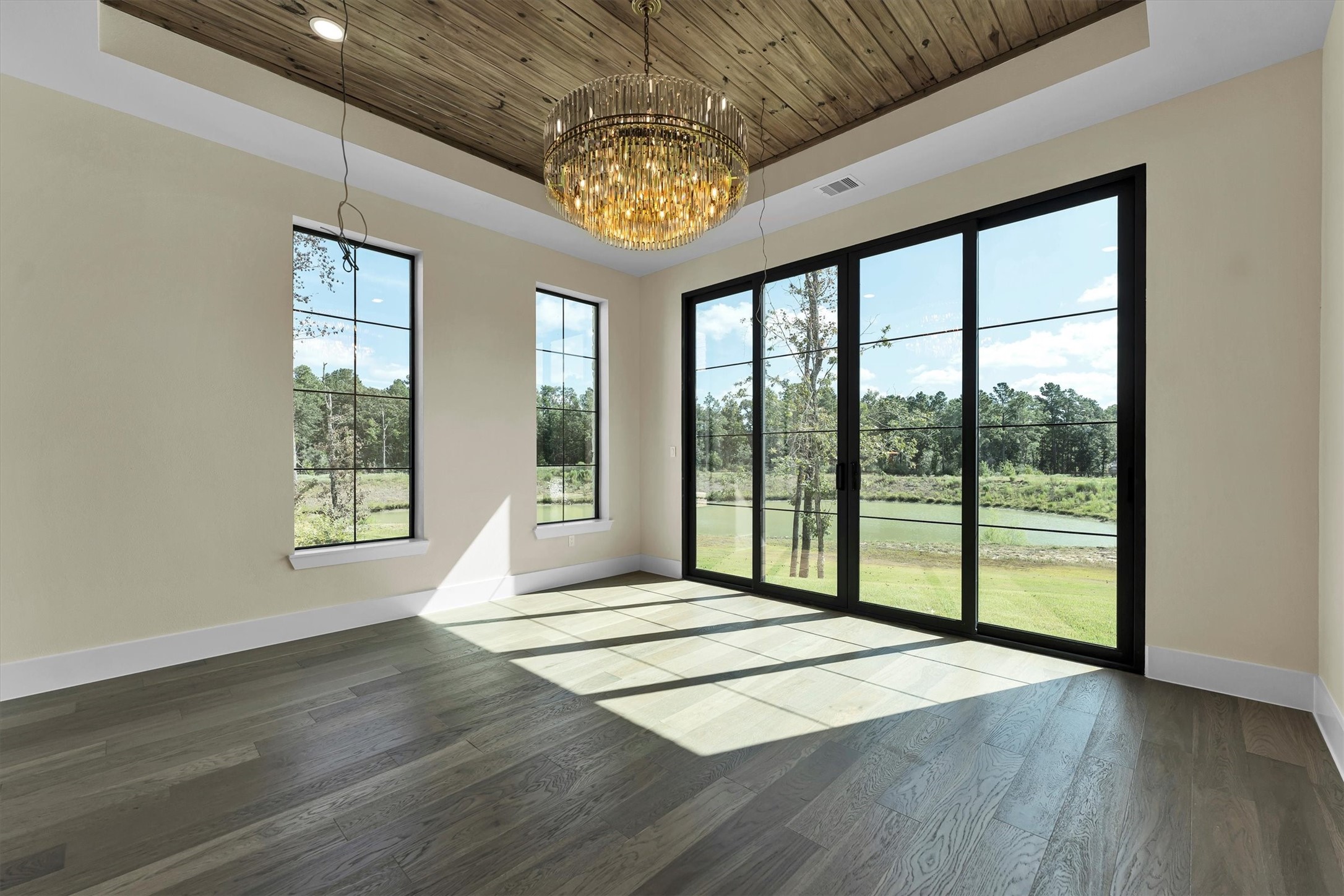 23701 Birch Grove Road Montgomery, TX 77316 - Photo 15 of 50 Dining area with stunning view of the pond