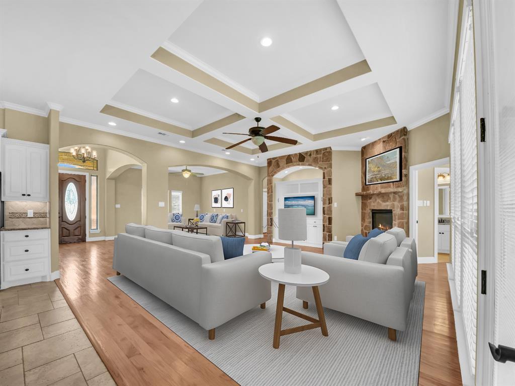 169 Pack Saddle Trail Weatherford, TX 76088 - Photo 5 of 40 a living room with furniture and a large window