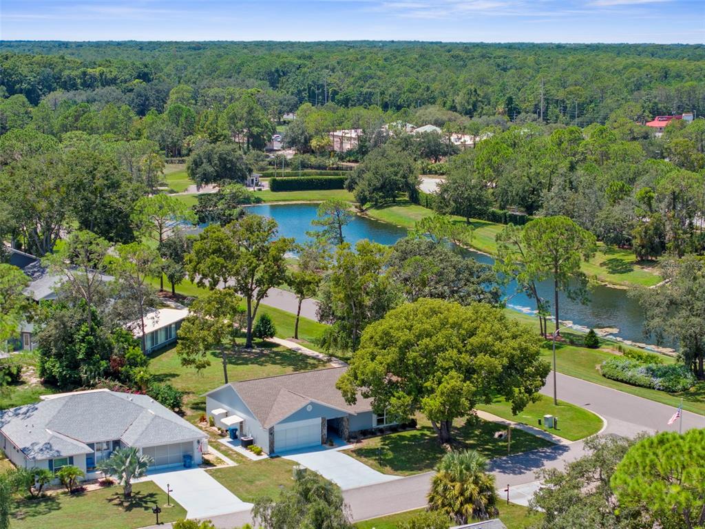 2509 Westchester Boulevard Spring Hill, FL 34606 - Photo 26 of 29 aerial view of a houses with outdoor space and lake view