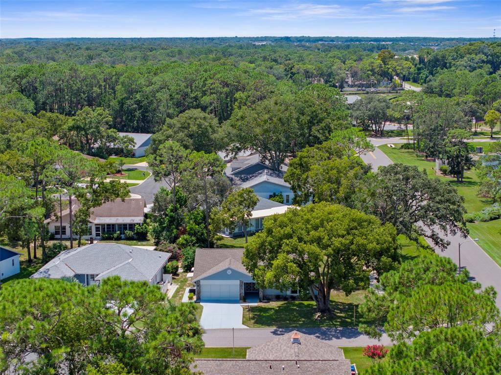 2509 Westchester Boulevard Spring Hill, FL 34606 - Photo 28 of 29 an aerial view of a houses with outdoor space and street view