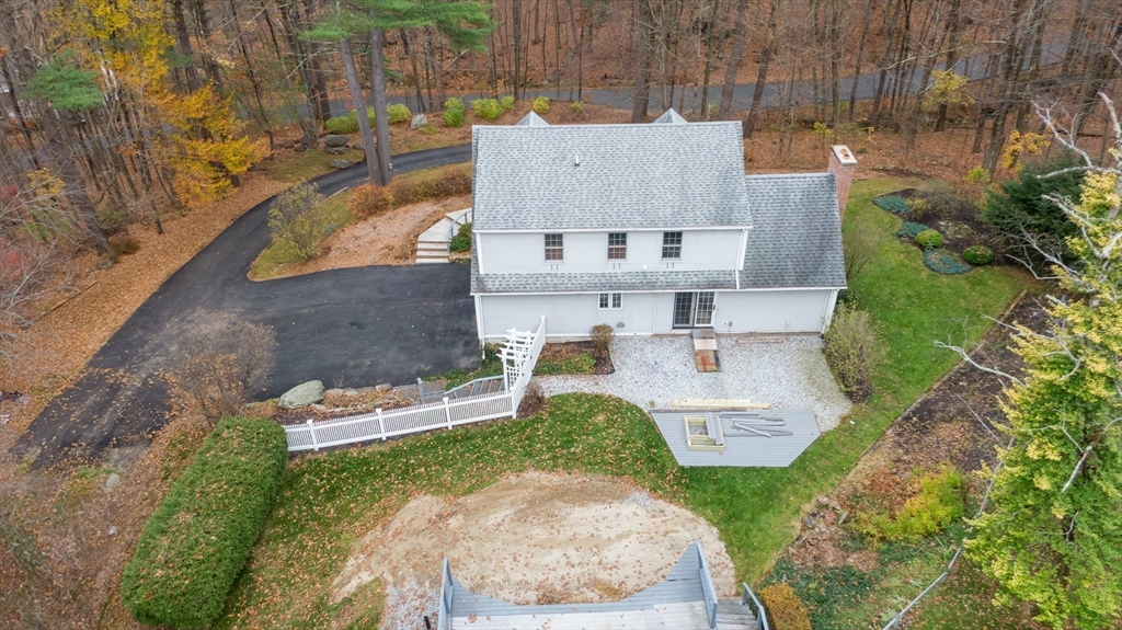 170 Bridge Street Warren, MA 01083 - Photo 29 of 34 an aerial view of a house with outdoor space