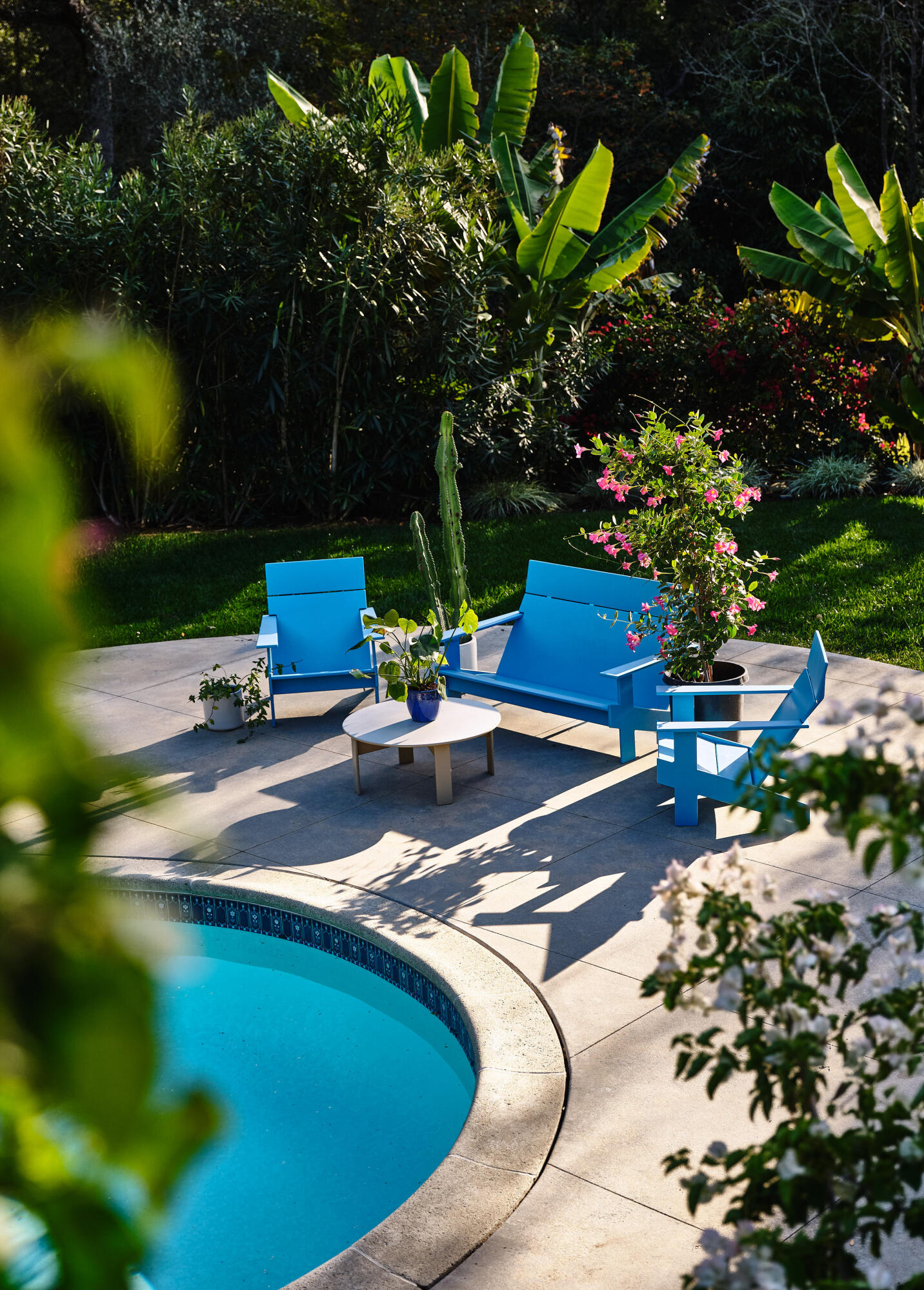 925 El Rancho Road Montecito, CA 93108 - Photo 24 of 28 a view of a swimming pool with a yard