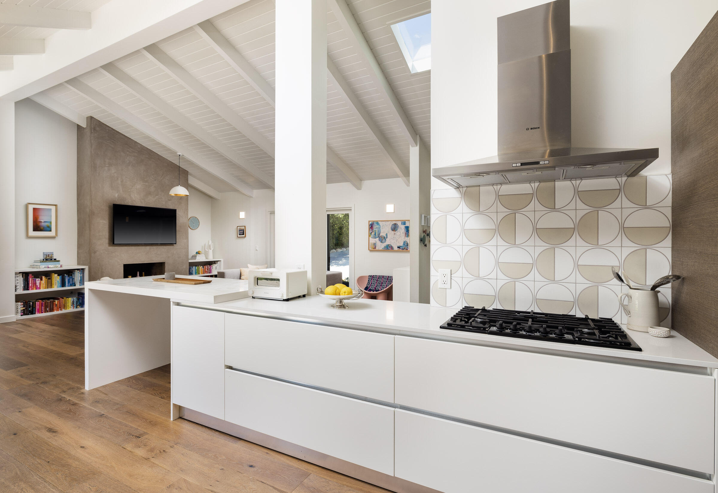 925 El Rancho Road Montecito, CA 93108 - Photo 8 of 28 a kitchen with a stove and a white cabinets