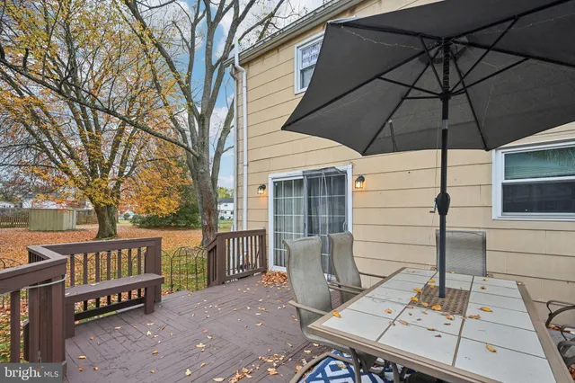 a table and chairs in the patio