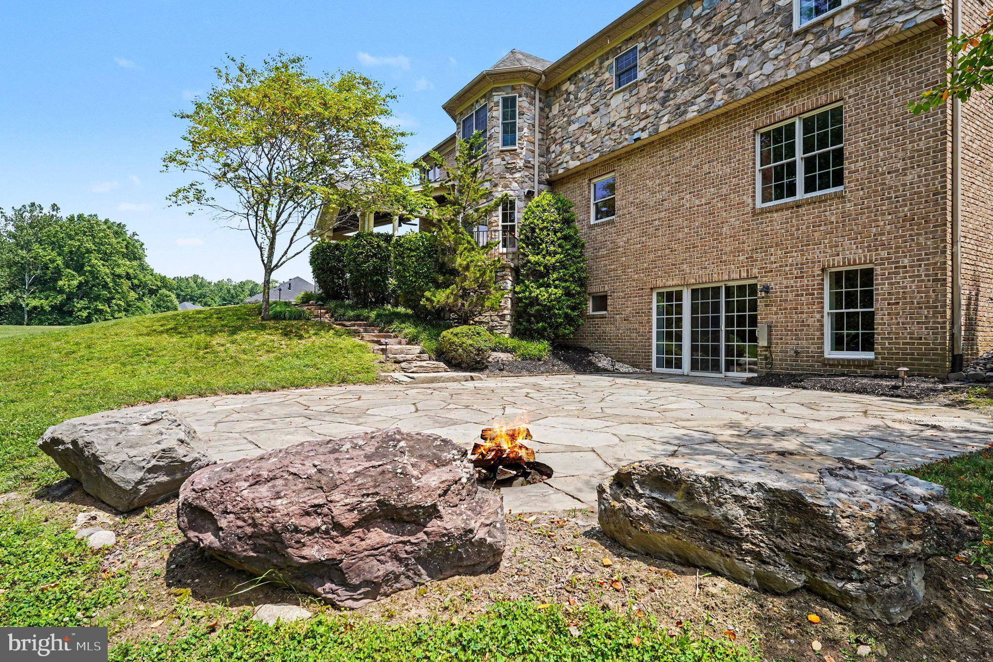 1608 Angleside Road Fallston, MD 21047 - Photo 95 of 107 Rear patio and fire pit