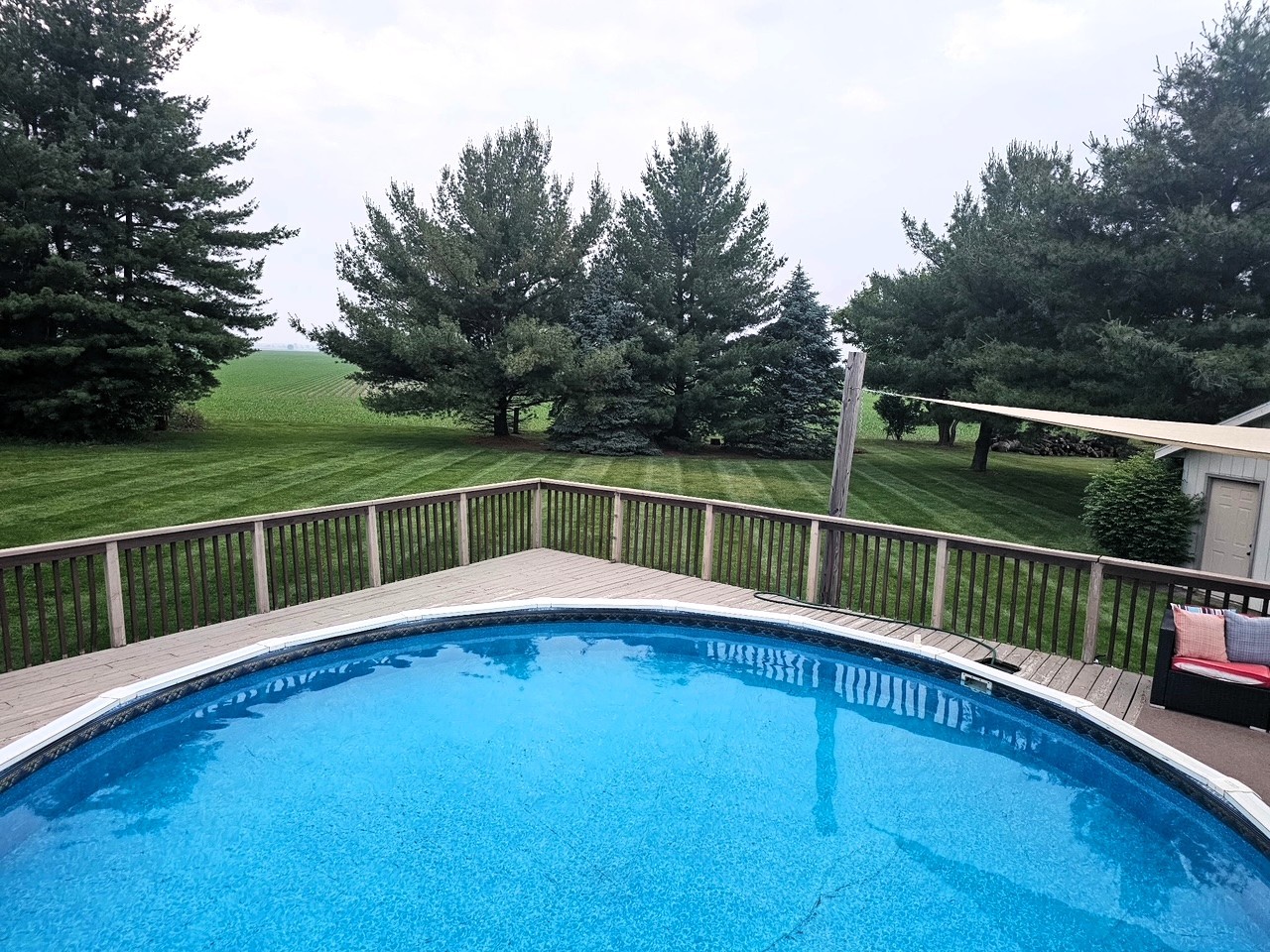 7629 White Oak Road Clinton, IL 61727 - Photo 11 of 47 a view of a balcony with mountain view
