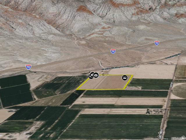 1000 East Mink Farm Road Richfield, UT 84701 - Photo 25 of 29 Aerial Map View. Displaying the property's location and surrounding features