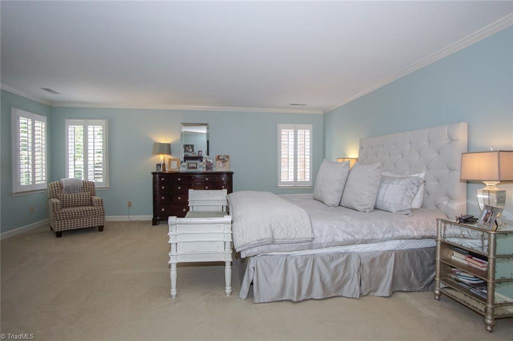 6037 Rittenhouse Road Winston-Salem, NC 27104 - Photo 15 of 30 The huge master bedroom is a serene and tranquil retreat!