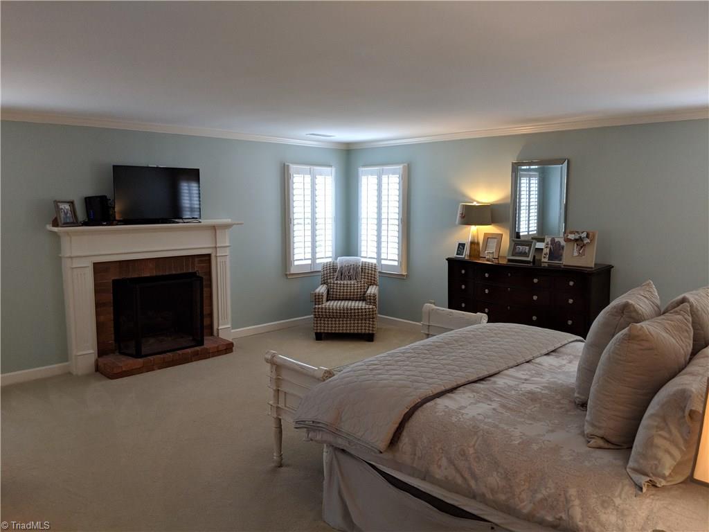 6037 Rittenhouse Road Winston-Salem, NC 27104 - Photo 18 of 30 There is even a working masonry fireplace in the master as well!