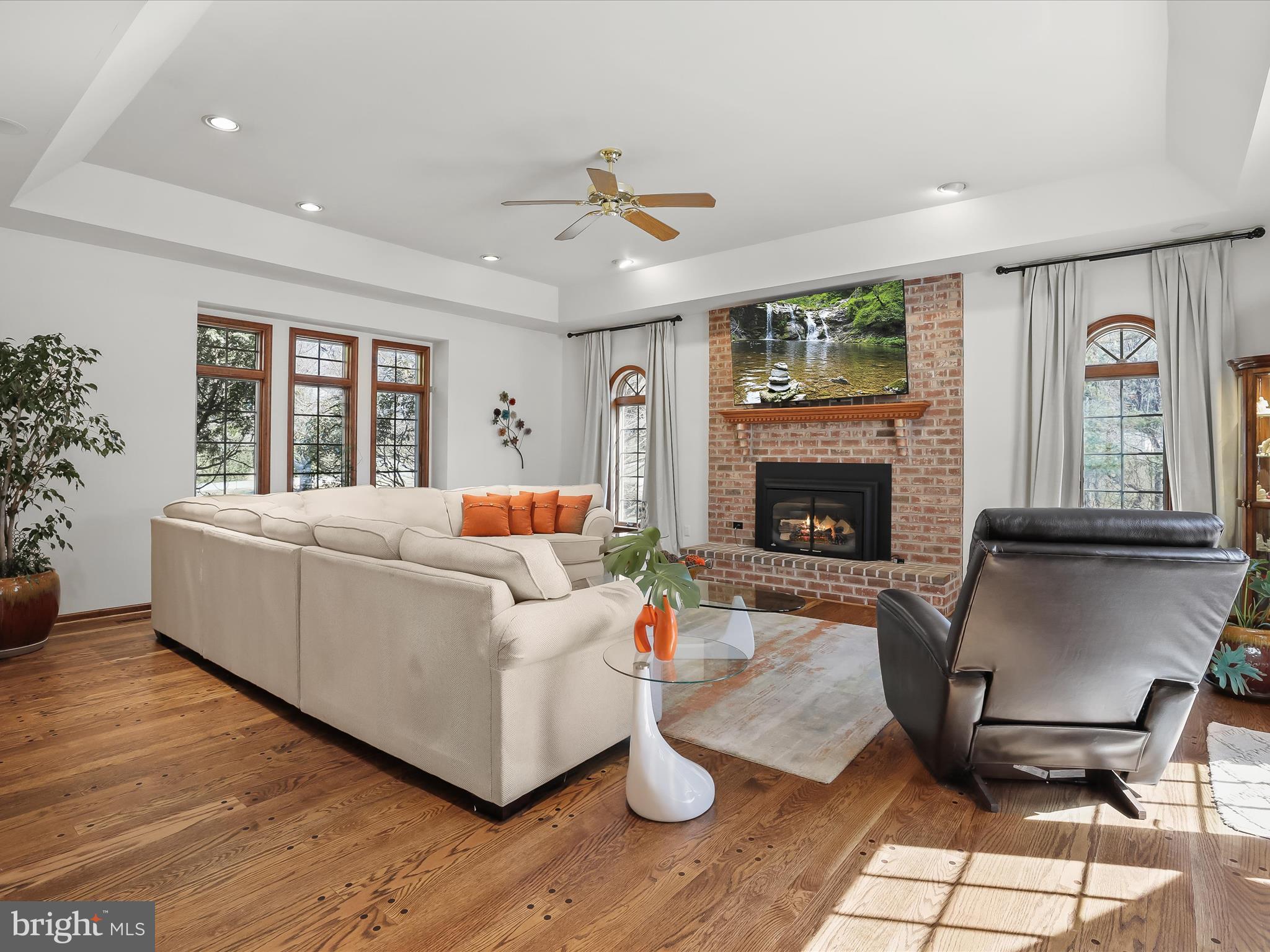 3155 Clarho Circle Finksburg, MD 21048 - Photo 17 of 70 a living room with furniture and a fireplace