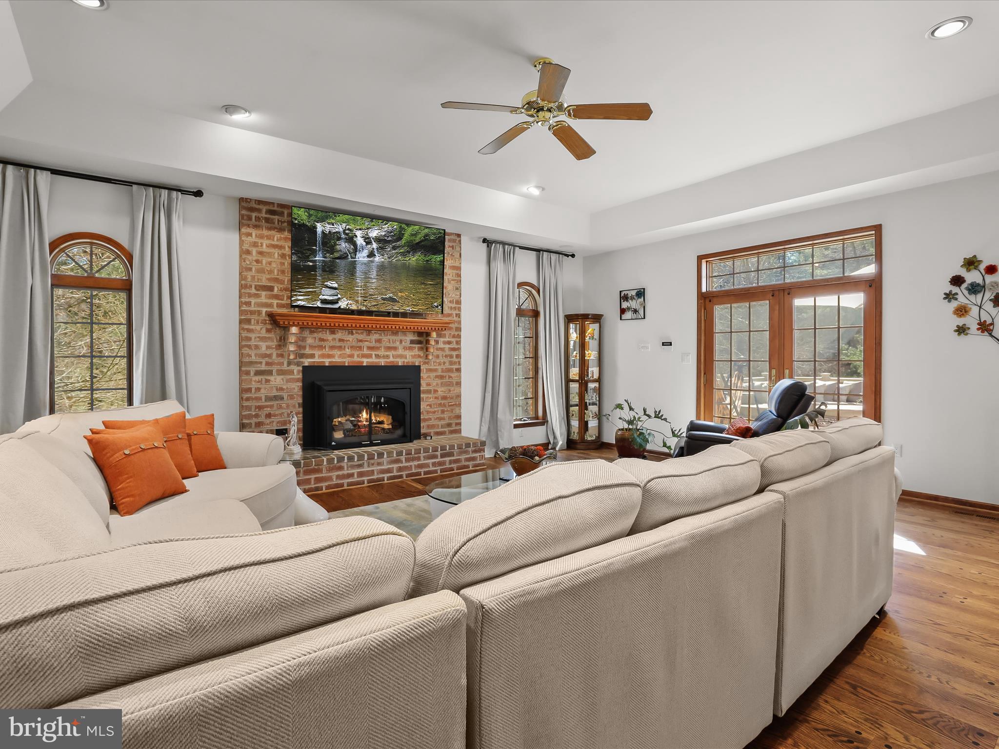 3155 Clarho Circle Finksburg, MD 21048 - Photo 18 of 70 a living room with furniture and a fireplace