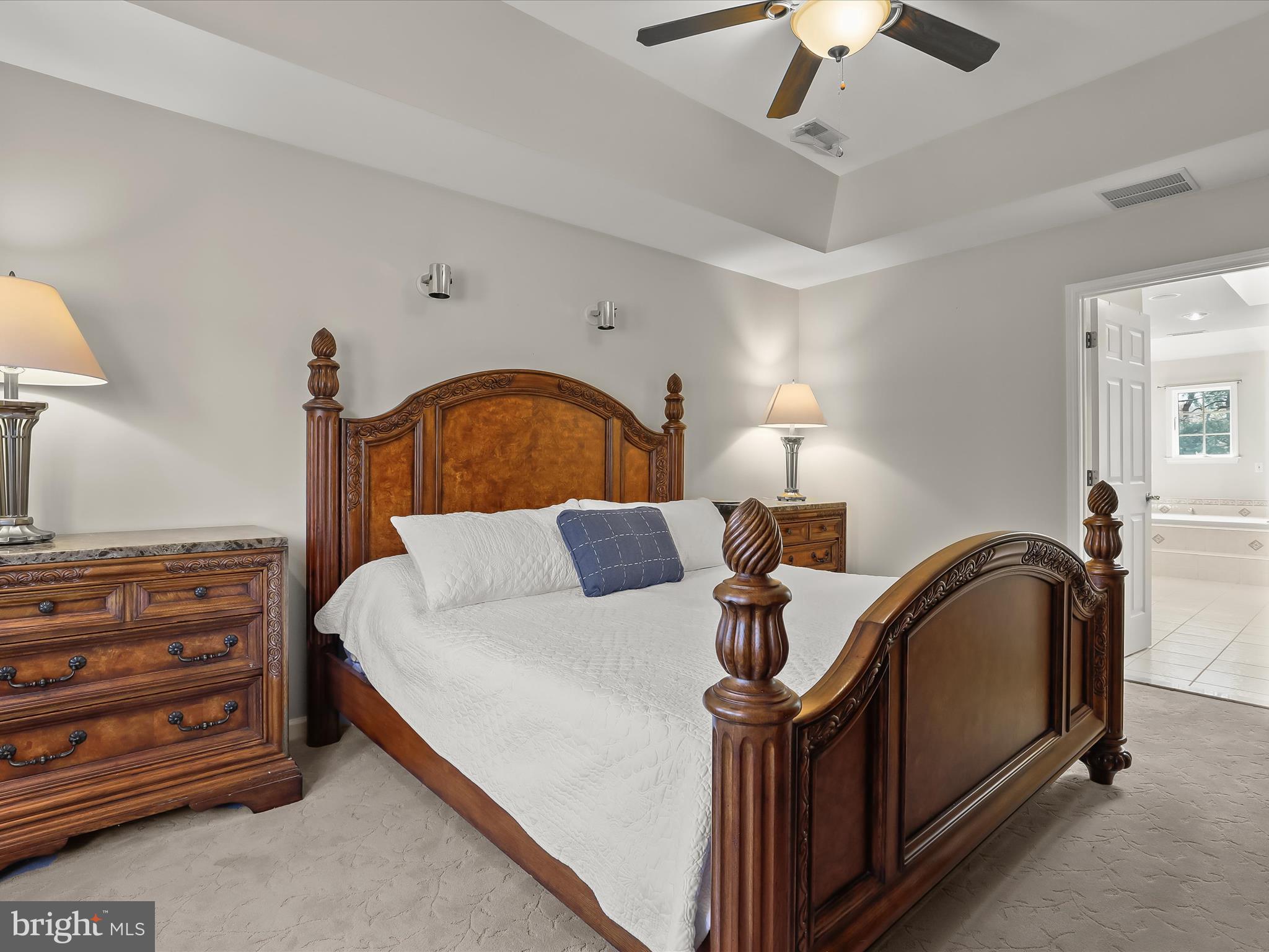 3155 Clarho Circle Finksburg, MD 21048 - Photo 27 of 70 a bedroom with a bed and ceiling fan