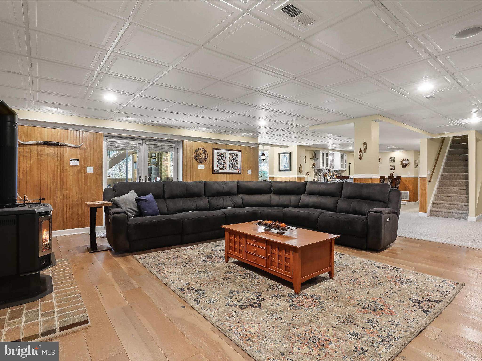 3155 Clarho Circle Finksburg, MD 21048 - Photo 41 of 70 a living room with furniture a rug and a flat screen tv