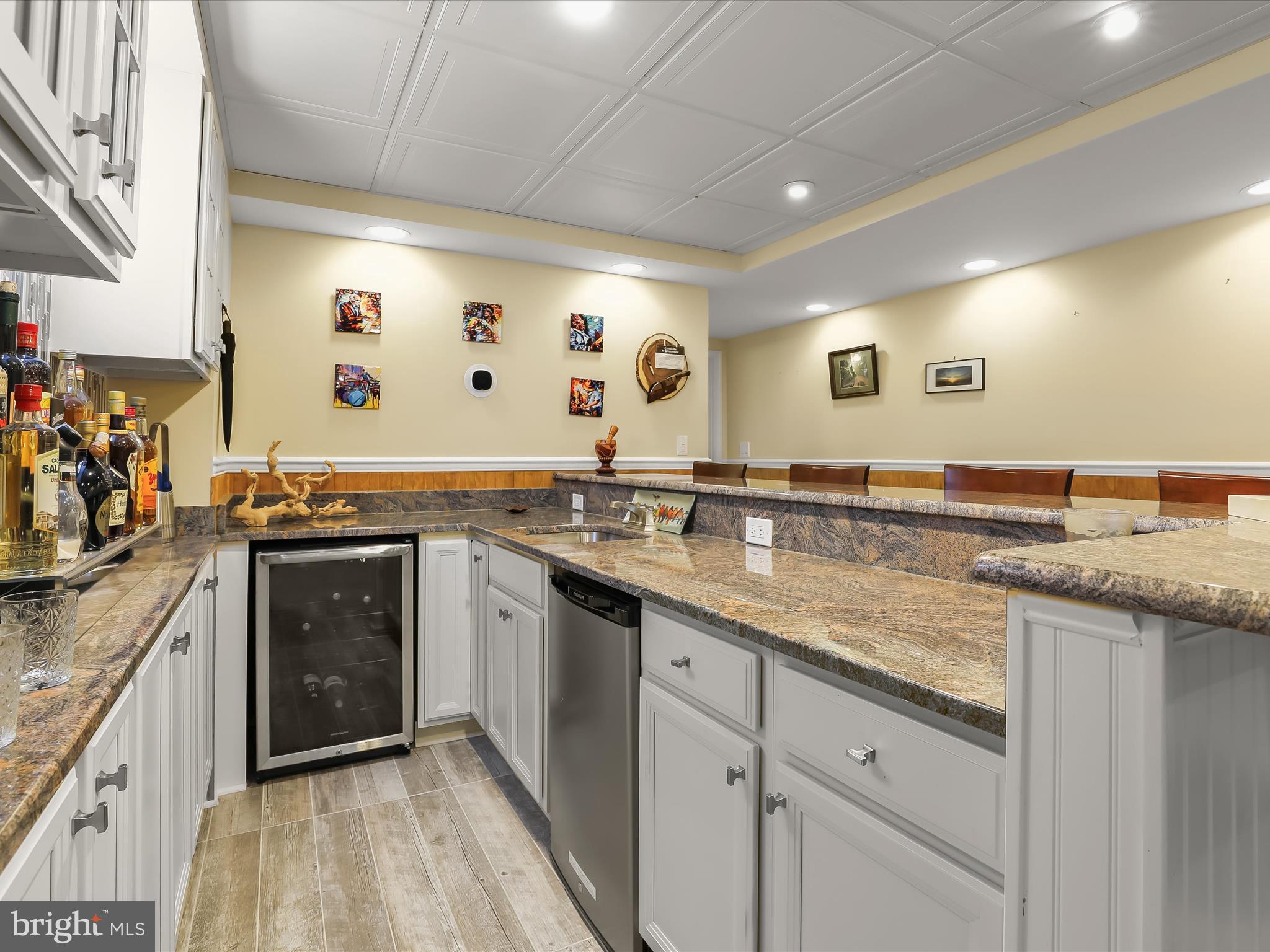 3155 Clarho Circle Finksburg, MD 21048 - Photo 46 of 70 a spacious bathroom with a granite countertop sink and a mirror
