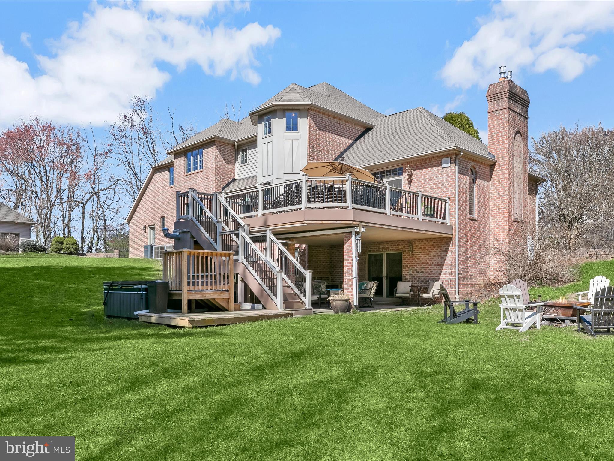3155 Clarho Circle Finksburg, MD 21048 - Photo 50 of 70 a front view of a house with garden and a slide