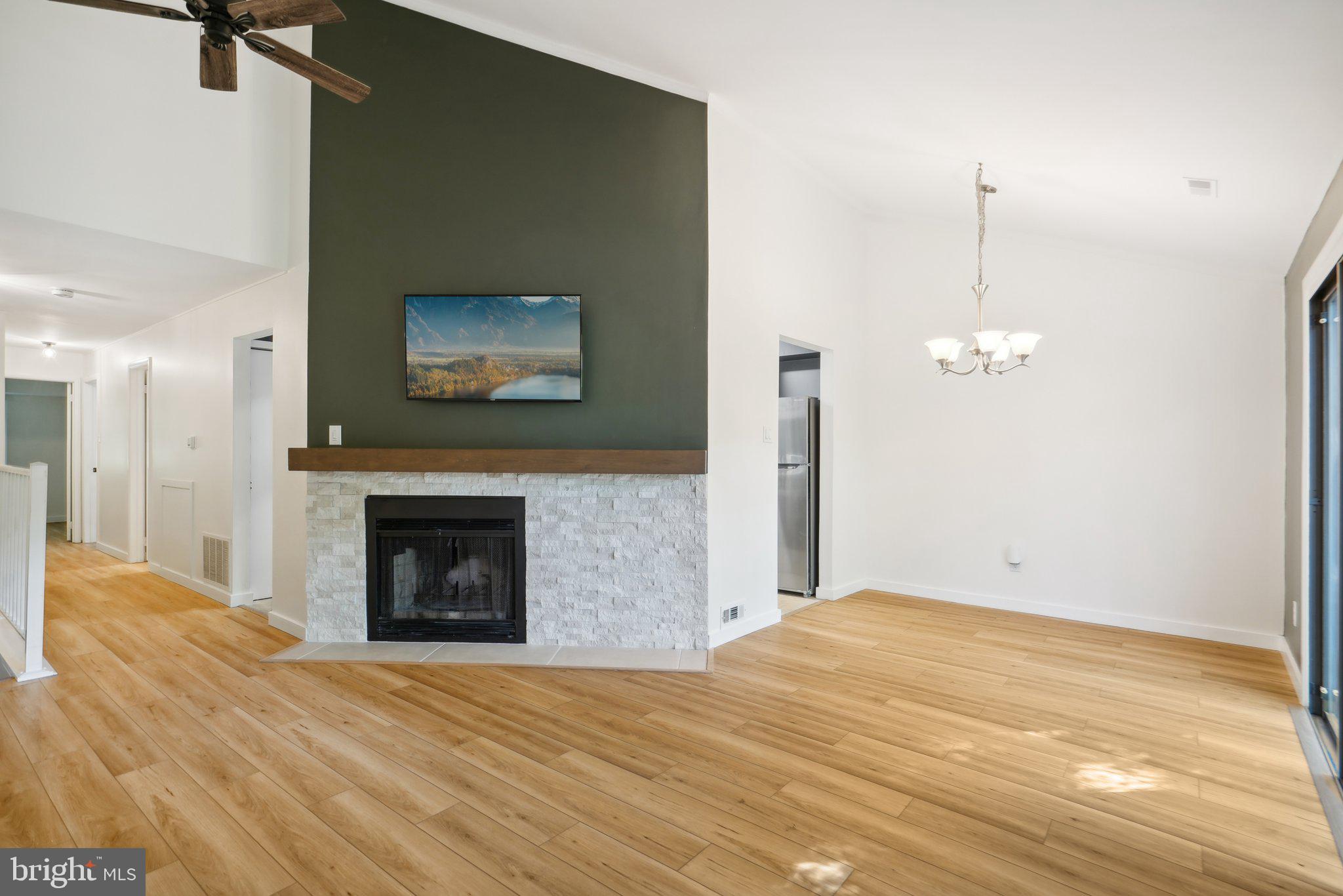 203 Cypress Point Circle Mount Laurel, NJ 08054 - Photo 5 of 21 Great Room features stone surround fireplace