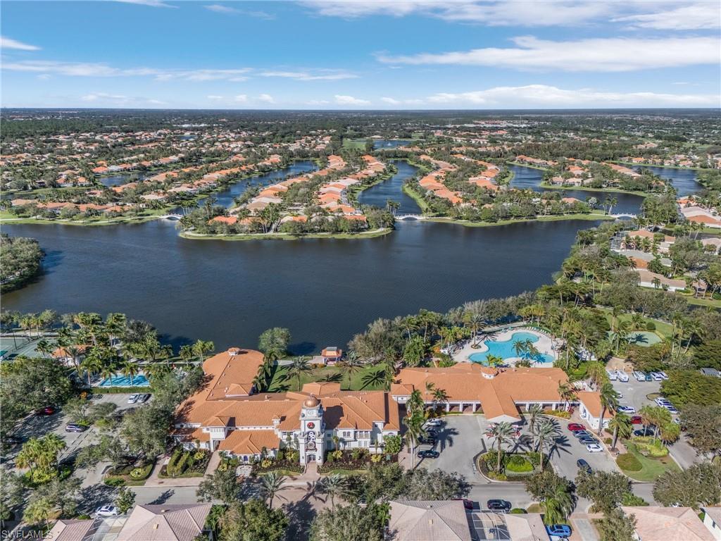 4187 St George Lane Naples, FL 34119 - Photo 27 of 27 Aerial view with a water view