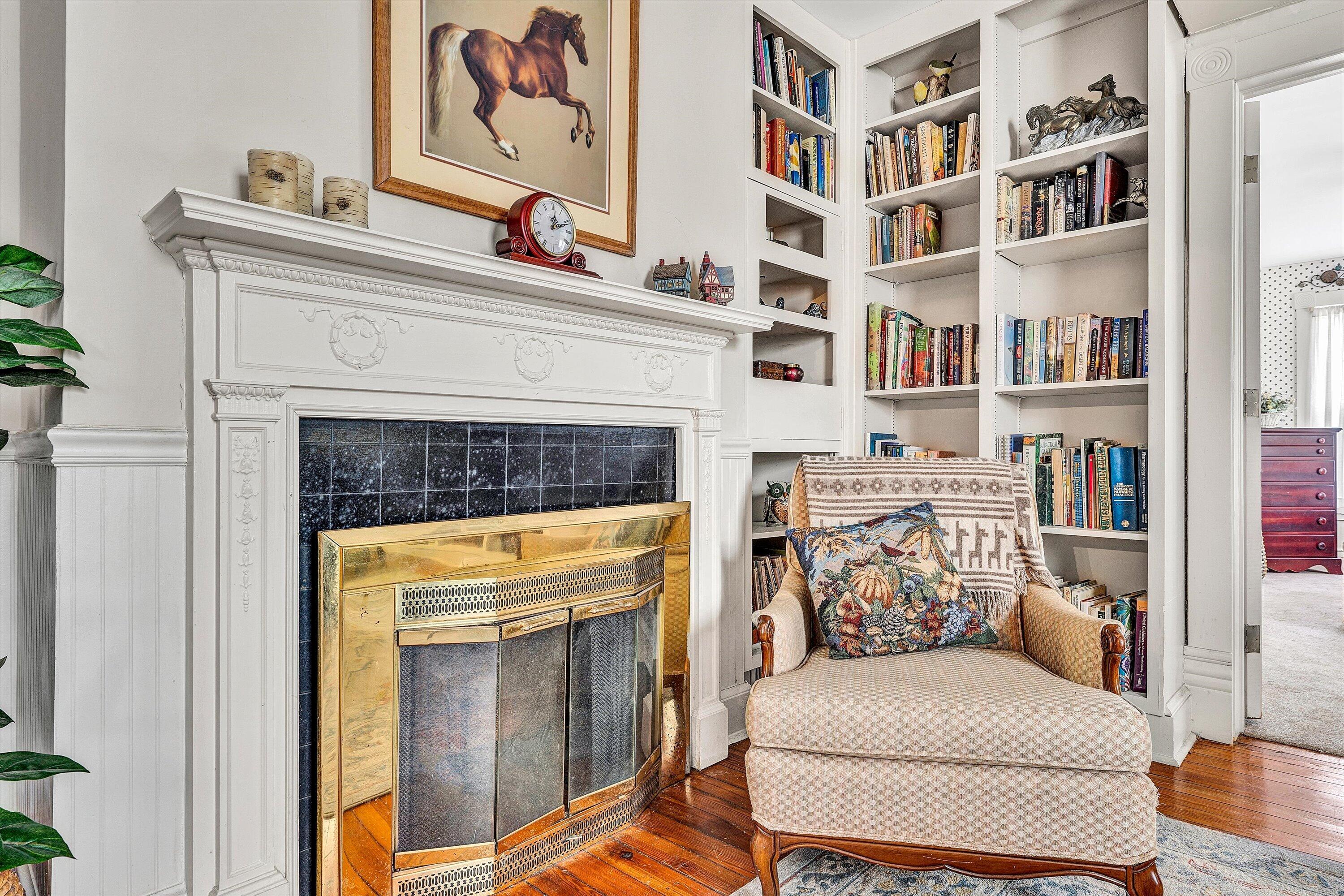 4015 Mud Lick Road Southwest Roanoke, VA 24018 - Photo 7 of 36 a living room with a couch and a fireplace