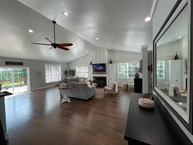 2149 Kingview Road Scottdale, PA 15683 - Photo 3 of 31 a living room with fireplace furniture and a wooden floor
