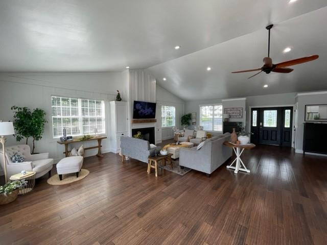 2149 Kingview Road Scottdale, PA 15683 - Photo 5 of 31 a living room with fireplace furniture and a wooden floor