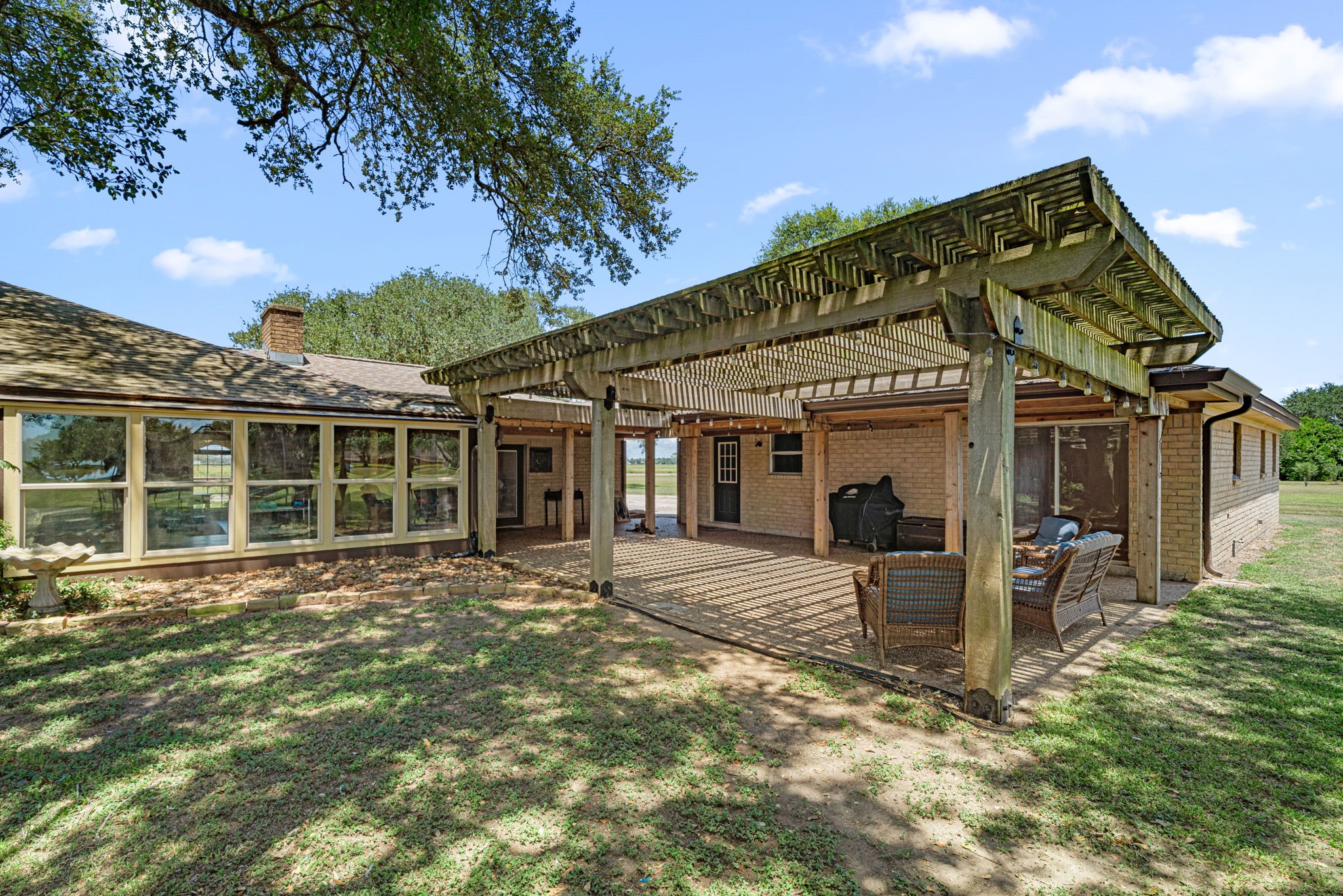 3148 FM 333 Road Garwood, TX 77442 - Photo 32 of 50 front view of a house with a patio