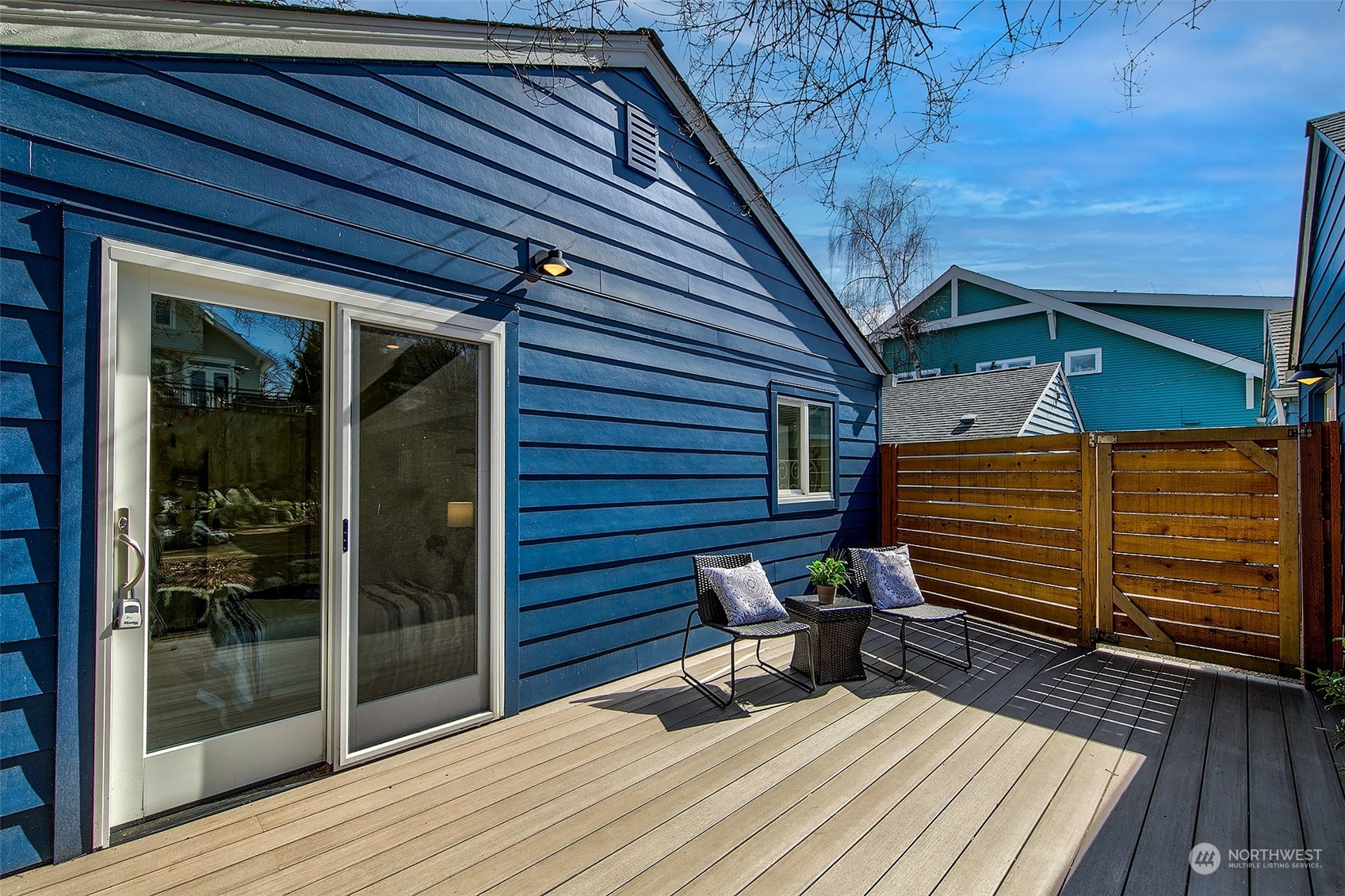 4415 Eastern Avenue North Seattle, WA 98103 - Photo 20 of 27 a view of a two chairs in the balcony