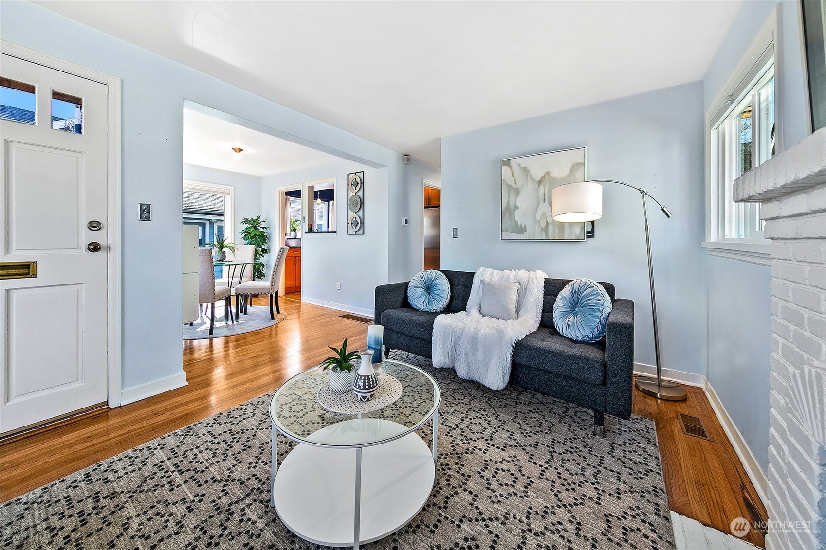4415 Eastern Avenue North Seattle, WA 98103 - Photo 5 of 27 a living room with furniture and wooden floor