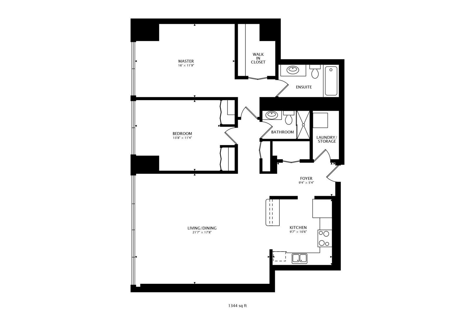 360 East Randolph Street, Unit 707 Chicago, IL 60601 - Photo 2 of 20 a picture of a room with a white wall and white walls