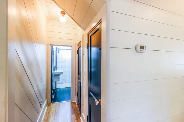 a view of front door