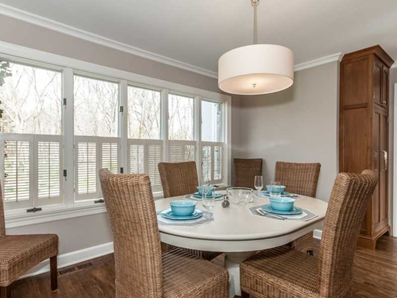 45 Cedar Cliff Road Riverside, CT 06878 - Photo 8 of 24 a view of a dining room with furniture window and outside view