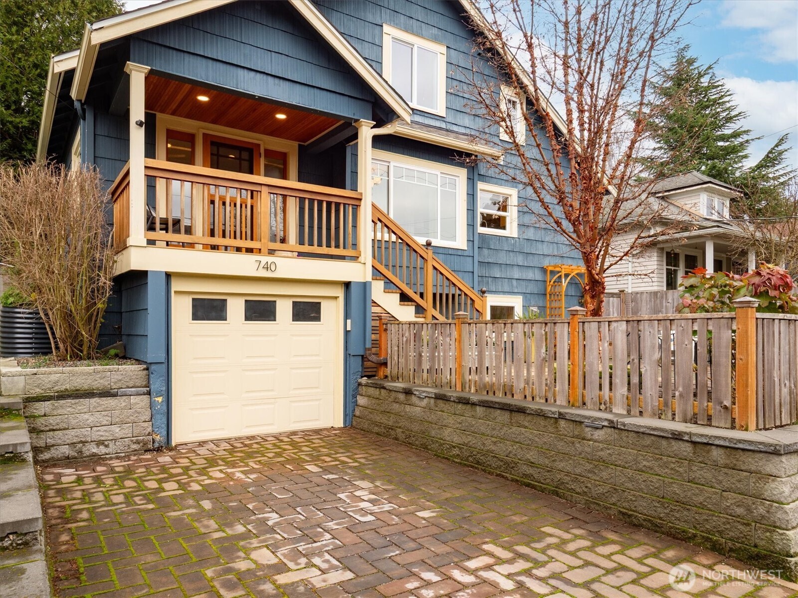 740 North 82nd Street Seattle, WA 98103 - Photo 32 of 36 a front view of a house with a garage
