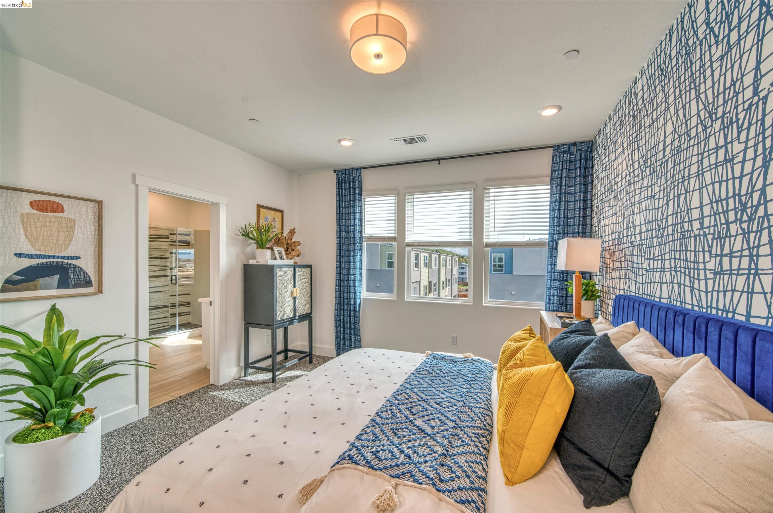 28951 Parkridge Loop, Unit 87 Hayward, CA 94544 - Photo 18 of 23 a bedroom with bed and a window