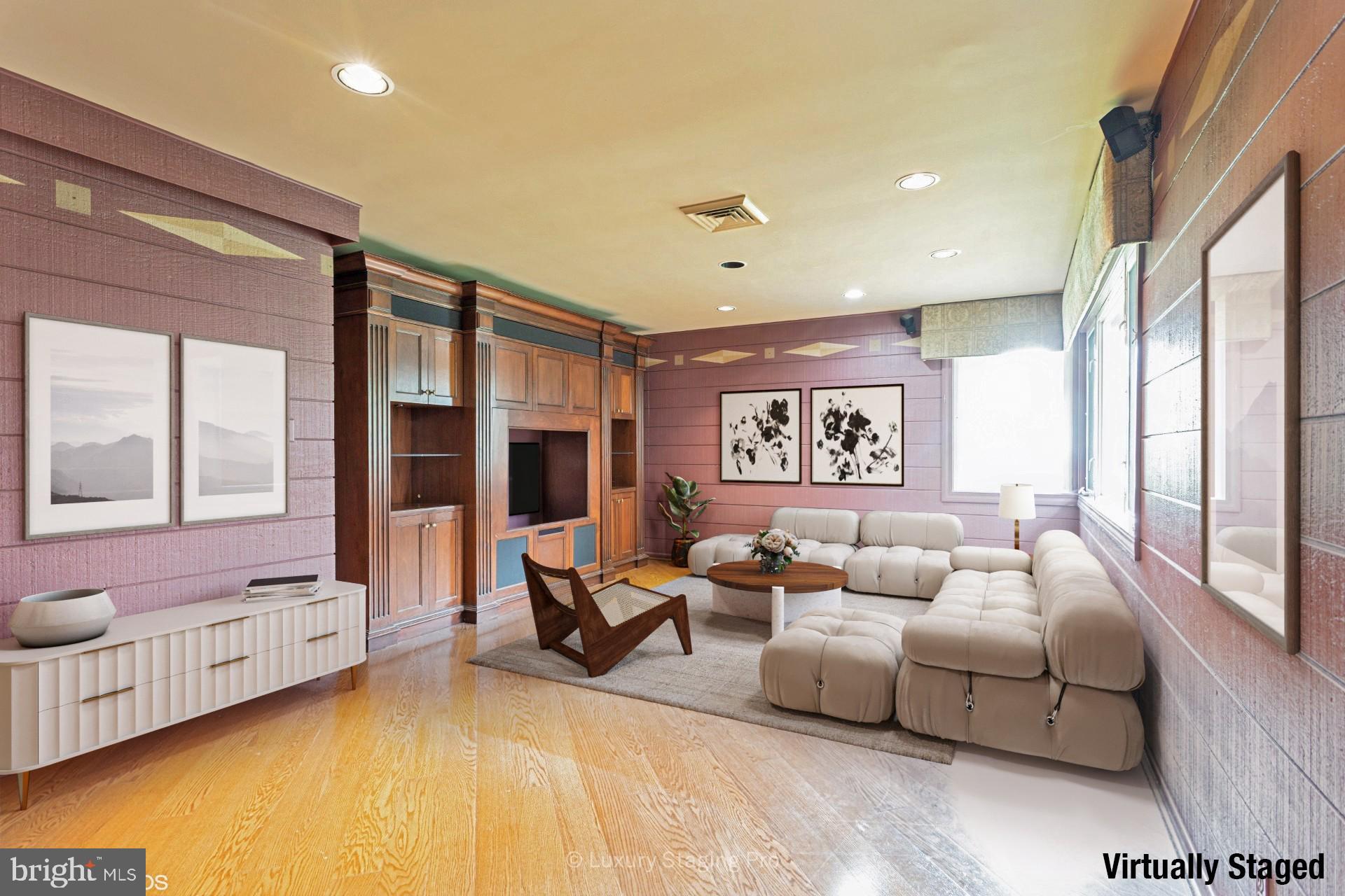 7920 Long Meadow Road Baltimore, MD 21208 - Photo 5 of 40 a bedroom with furniture and a large window