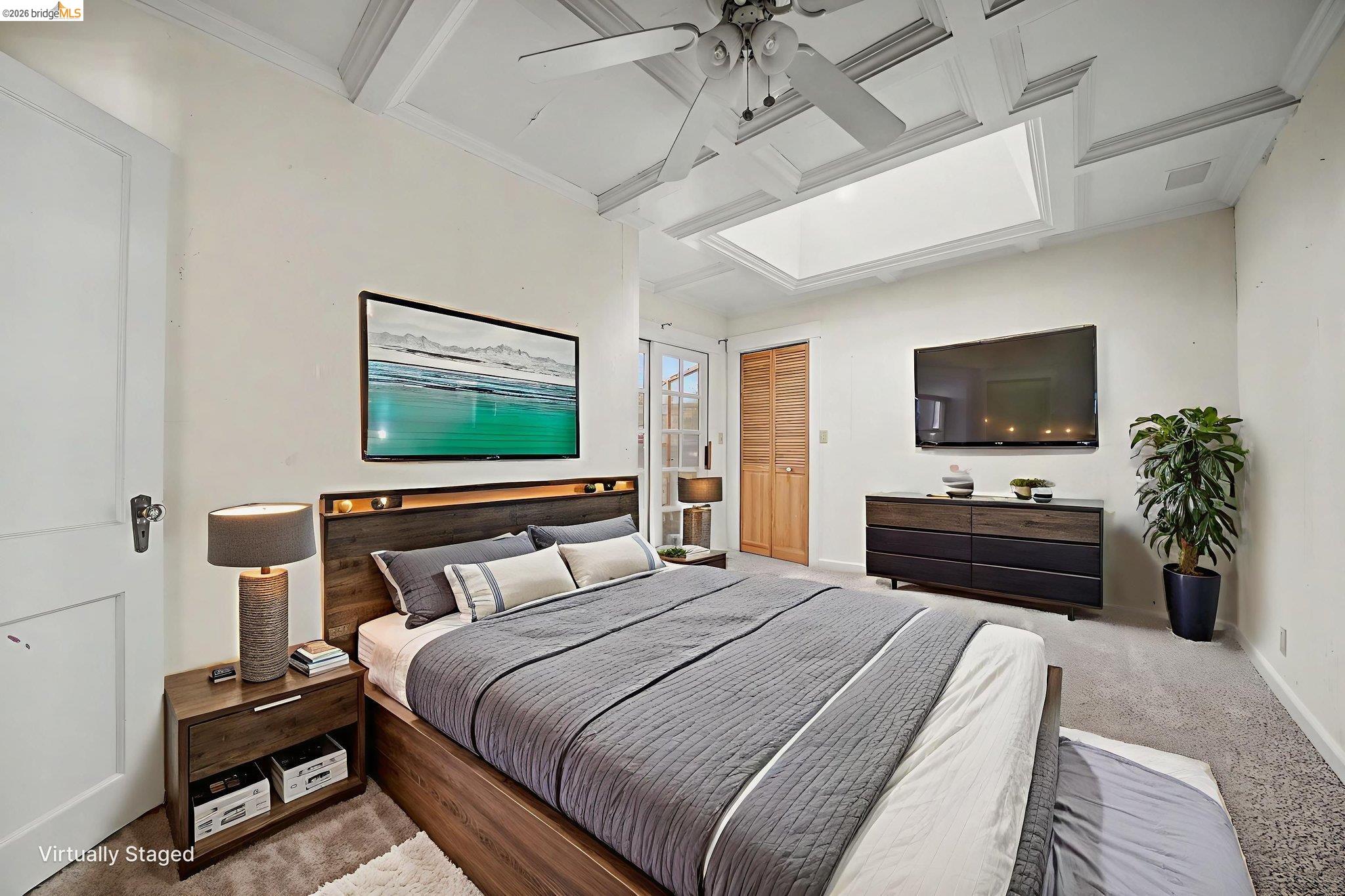 731 Dam Road Murphys, CA 95247 - Photo 31 of 60 a bedroom with a bed and a flat screen tv