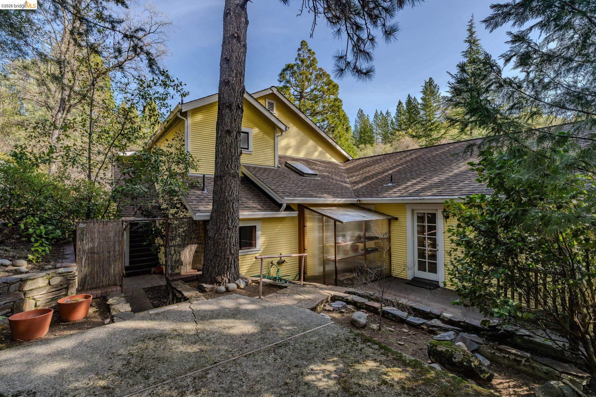 731 Dam Road Murphys, CA 95247 - Photo 47 of 60 a view of a house with backyard and sitting area