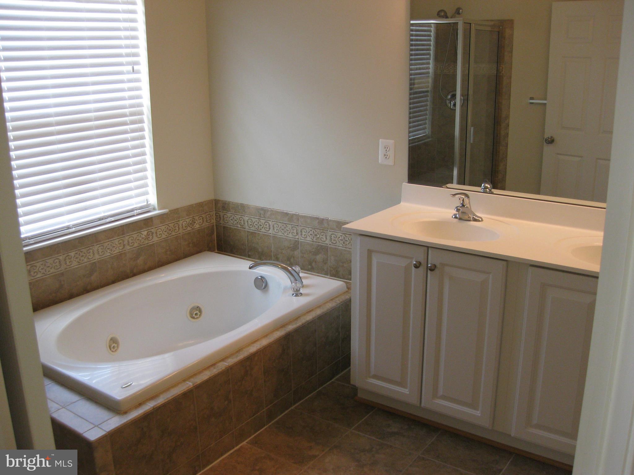 1252 Steed Street Ranson, WV 25438 - Photo 27 of 36 a bathroom with a tub sink and mirror