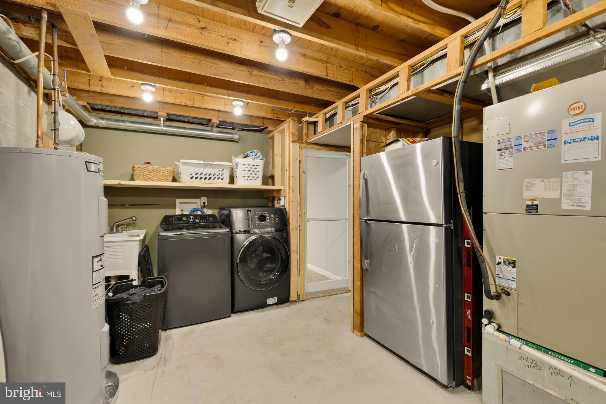 2205 Cherry Hill Road Dumfries, VA 22026 - Photo 36 of 40 Basement Storage with 2nd Fridge