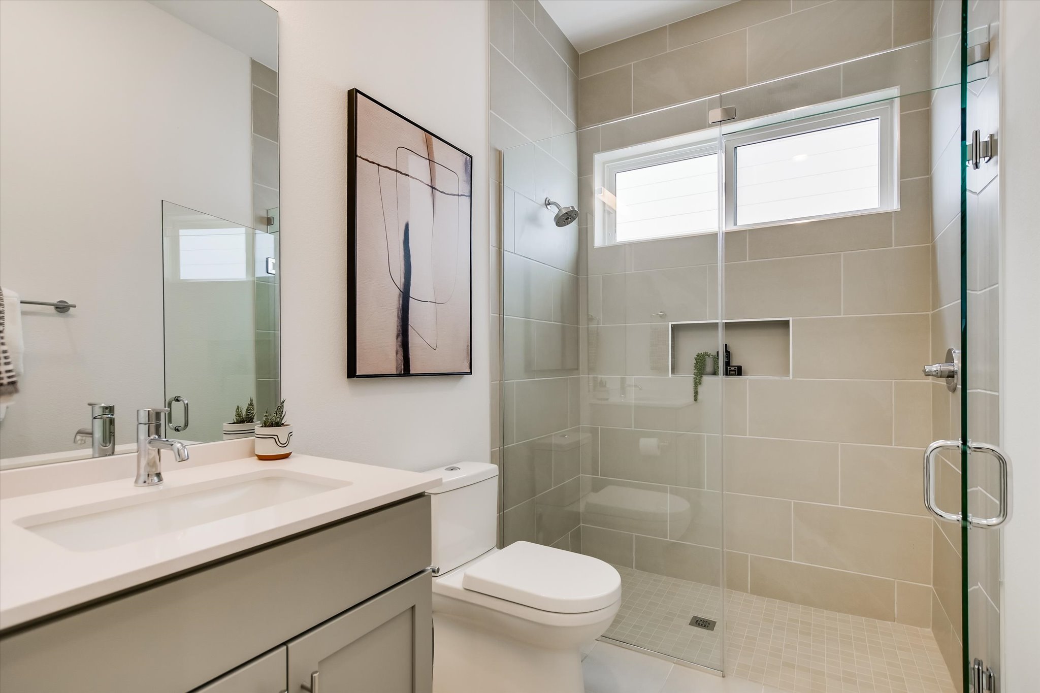 900 South 2nd Street, Unit 6 Austin, TX 78704 - Photo 18 of 25 a bathroom with a sink a toilet and shower