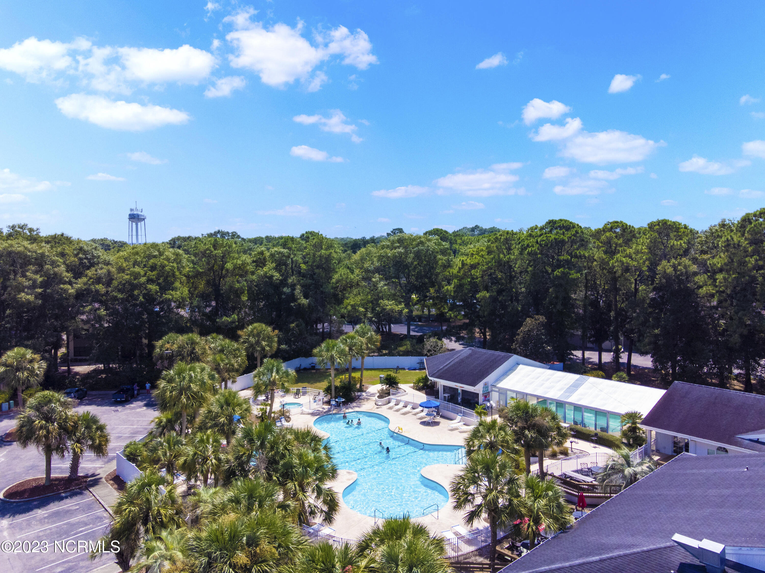 225 Royal Poste Road, Unit 2611 Sunset Beach, NC 28468 - Photo 24 of 26 Areial view pool
