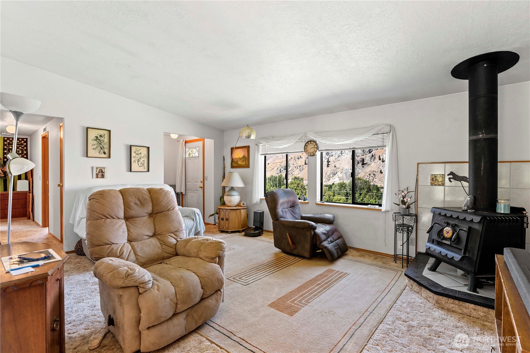 106 Silvest Road Orondo, WA 98843 - Photo 17 of 38 a living room with furniture and a flat screen tv