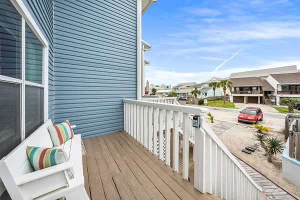 a view of a swimming pool outdoor seating