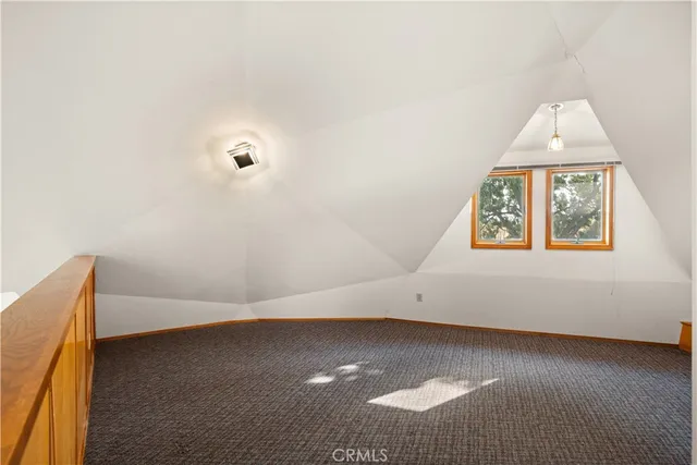 a view of a room with a window