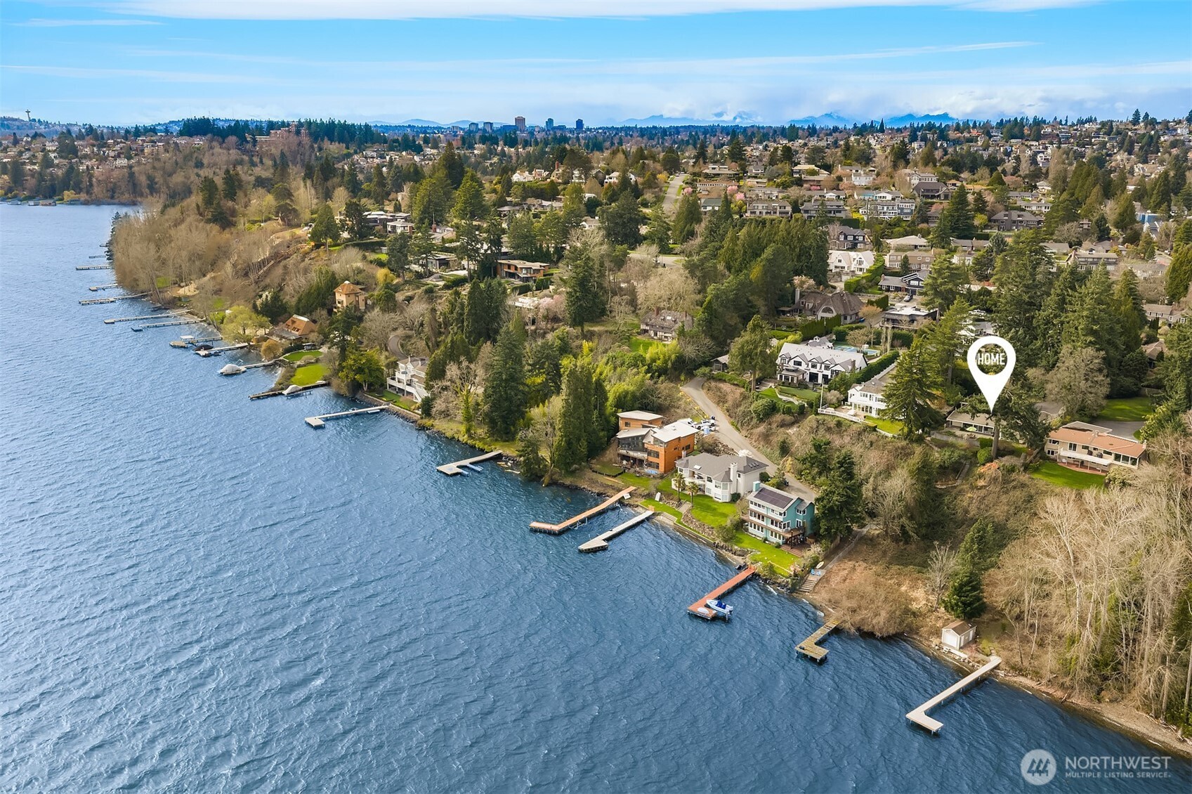 6555 Northeast Windermere Road Seattle, WA 98105 - Photo 2 of 38 an aerial view of a city with lots of residential buildings