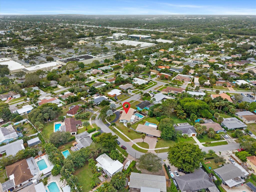 1257 Northwest 5th Street Boca Raton, FL 33486 - Photo 42 of 44 an aerial view of residential houses with outdoor space