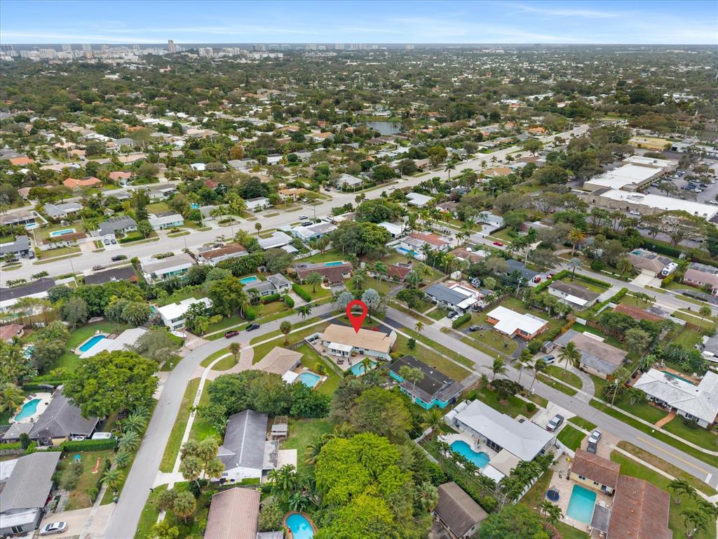 1257 Northwest 5th Street Boca Raton, FL 33486 - Photo 43 of 44 an aerial view of residential houses with outdoor space