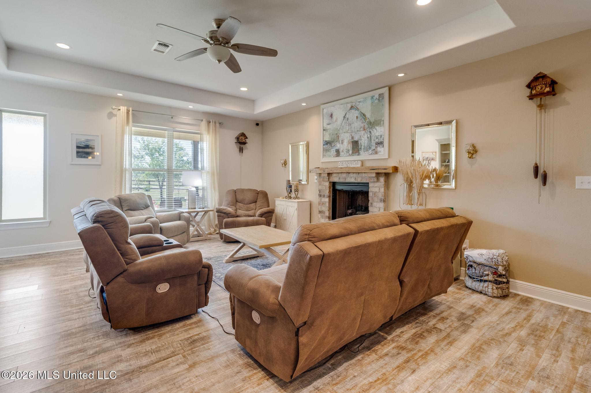 back view of living room