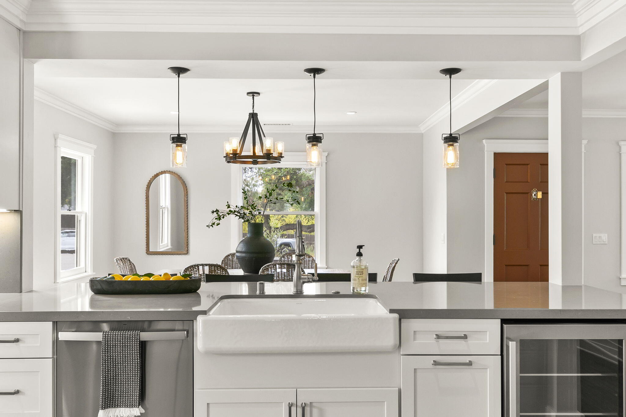 350 Old Grade Road Oak View, CA 93022 - Photo 32 of 59 a bathroom with a sink and a mirror